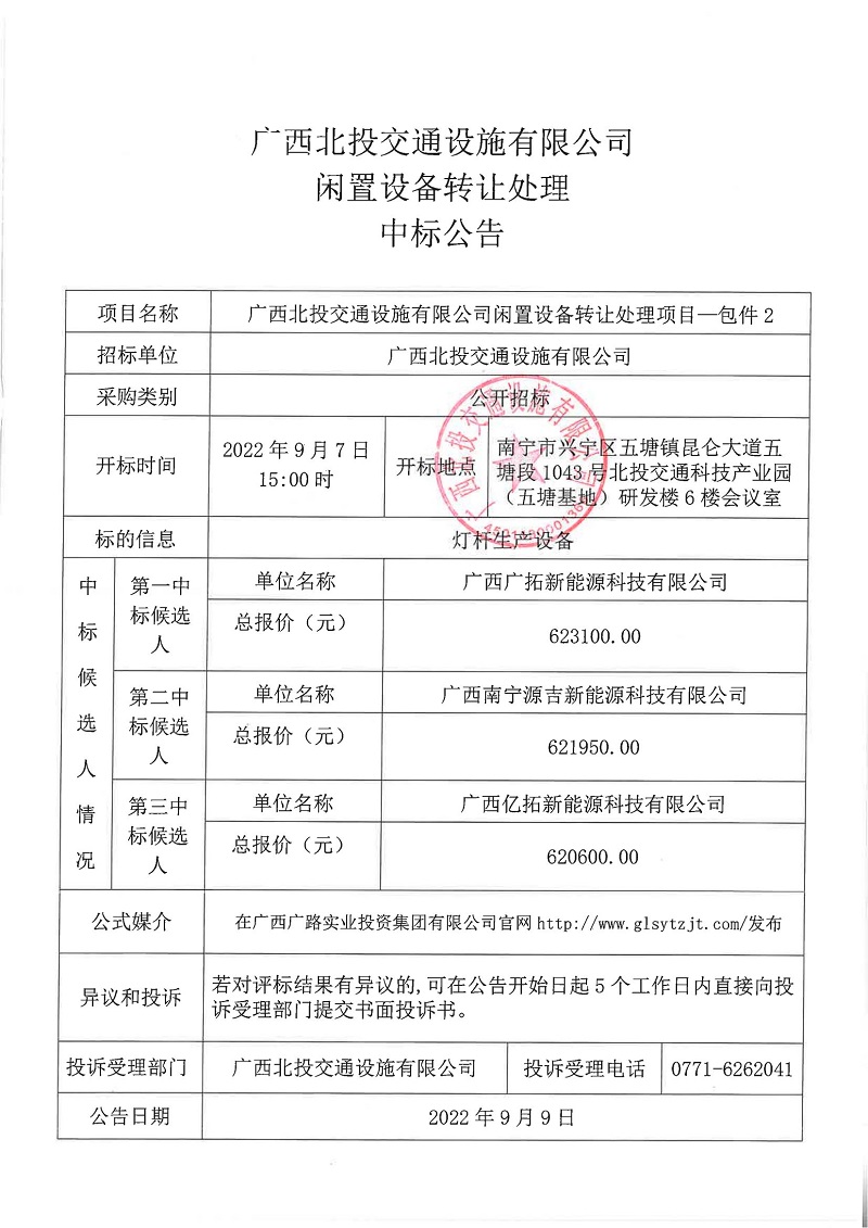 广西北投交通设施有限公司闲置设备转让处理中标公告-（包件2）_00.jpg